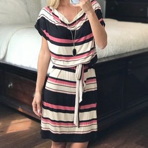 LOFT Casual Striped Dress